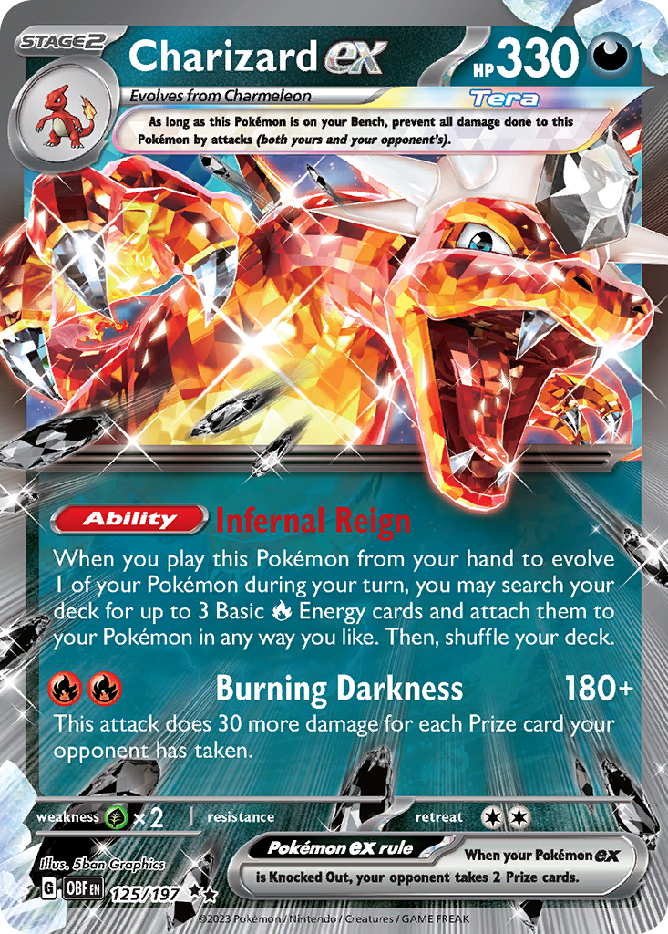 Charizard ex (OBF 125/197)