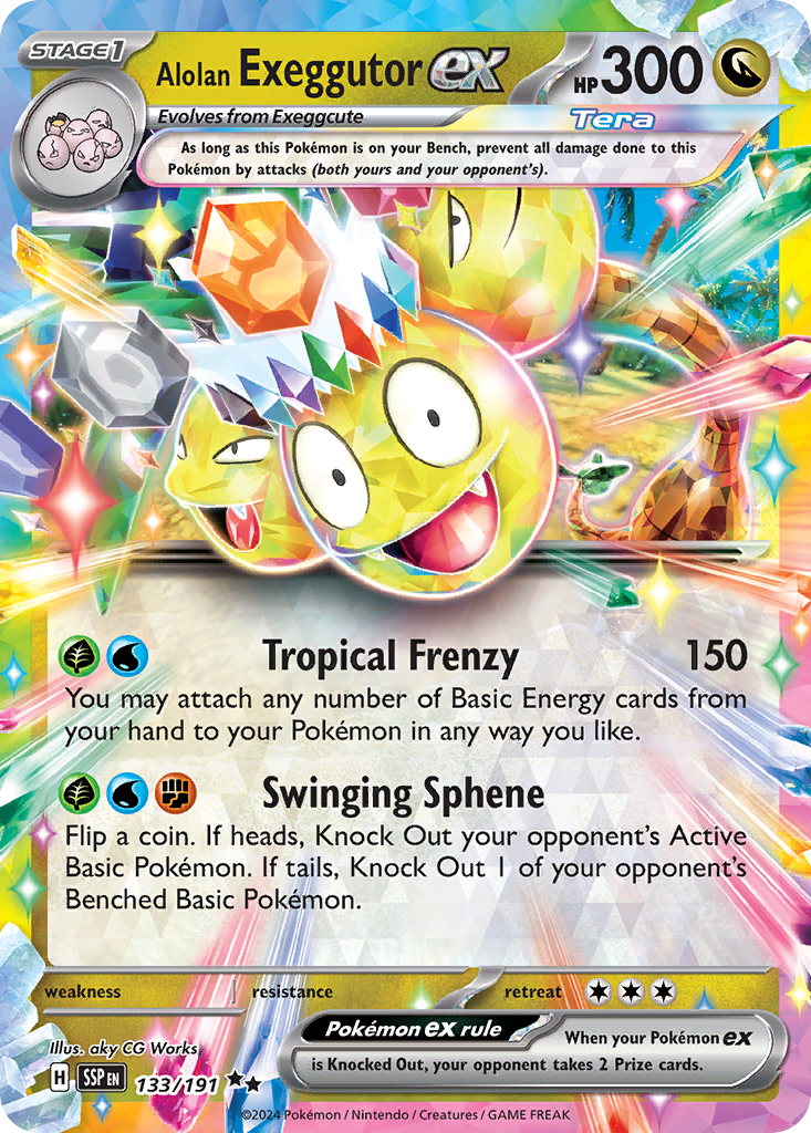 Alolan Exeggutor ex (SSP 133/191)
