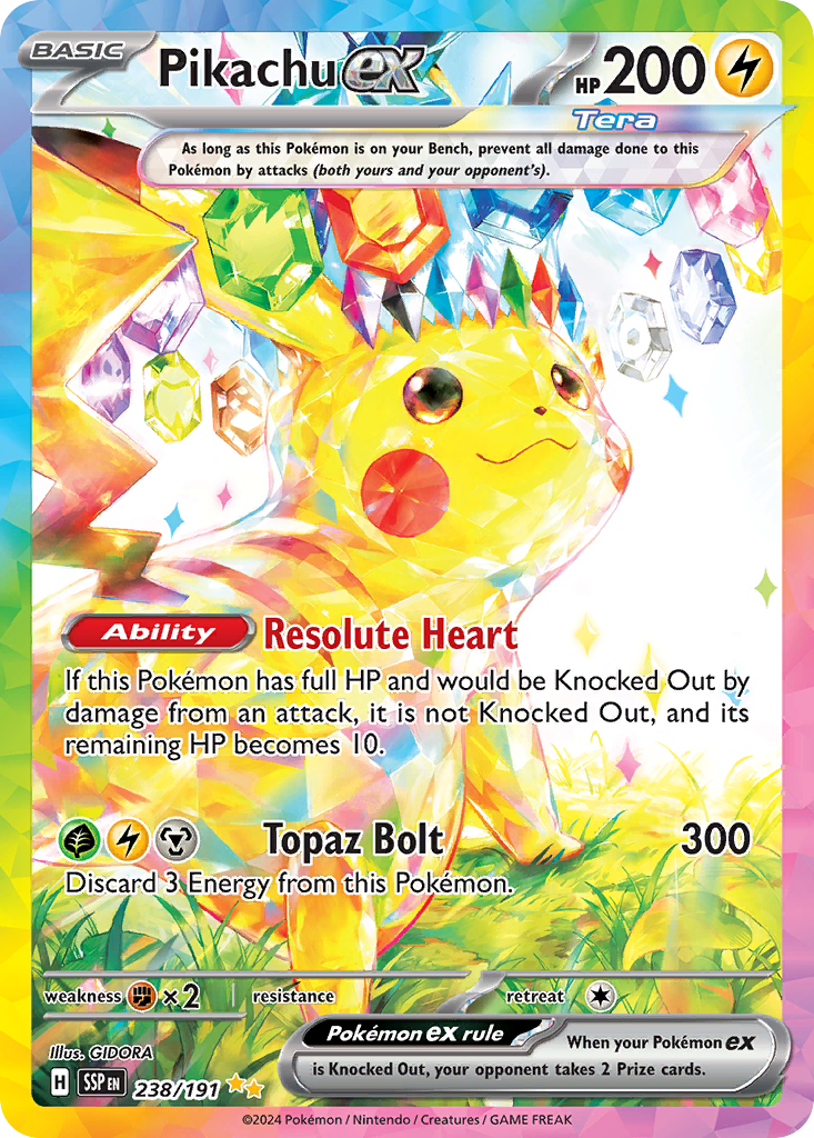 238/191 - Pikachu ex