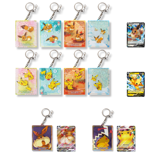 Pikachu & Eevee Quick Sand Card Display Blind Box