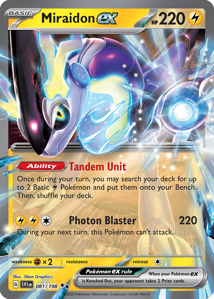 Miraidon ex (SV1 081/198)