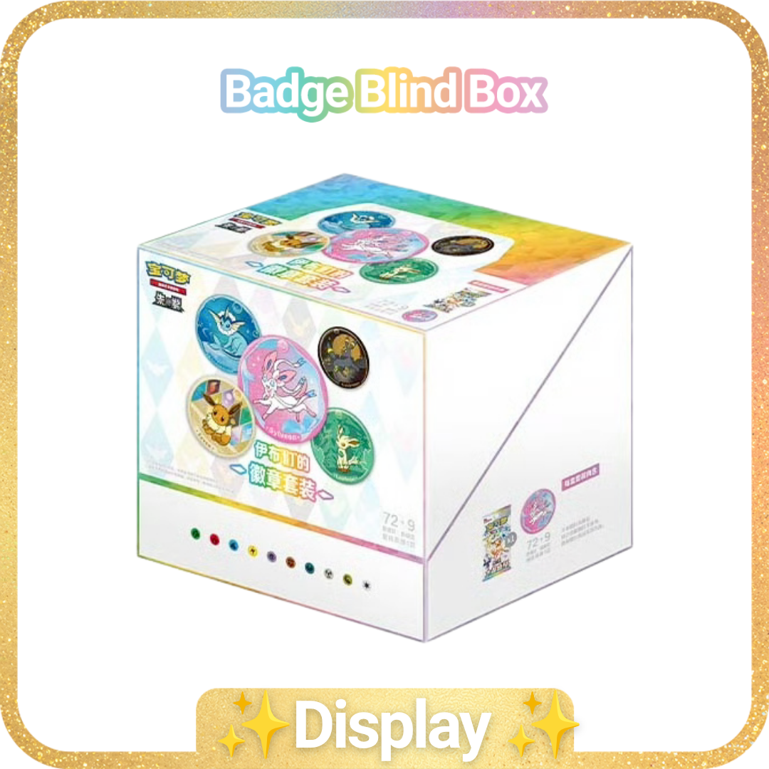 Eeveelution Badge Blind Box - Terastal Gathering