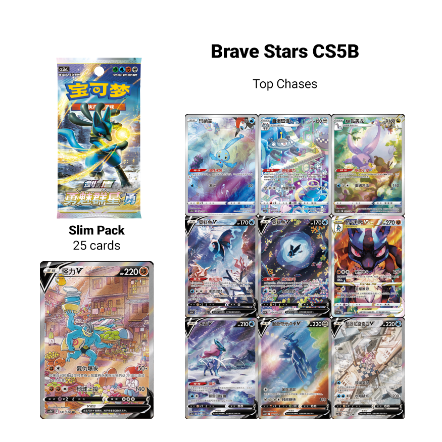 Radiant Energy Mew Gift Box - Brave Stars