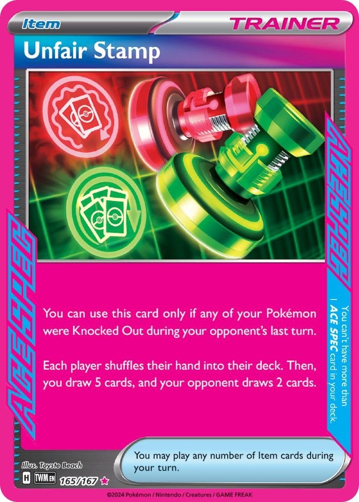 Unfair Stamp (TWM 165/167)
