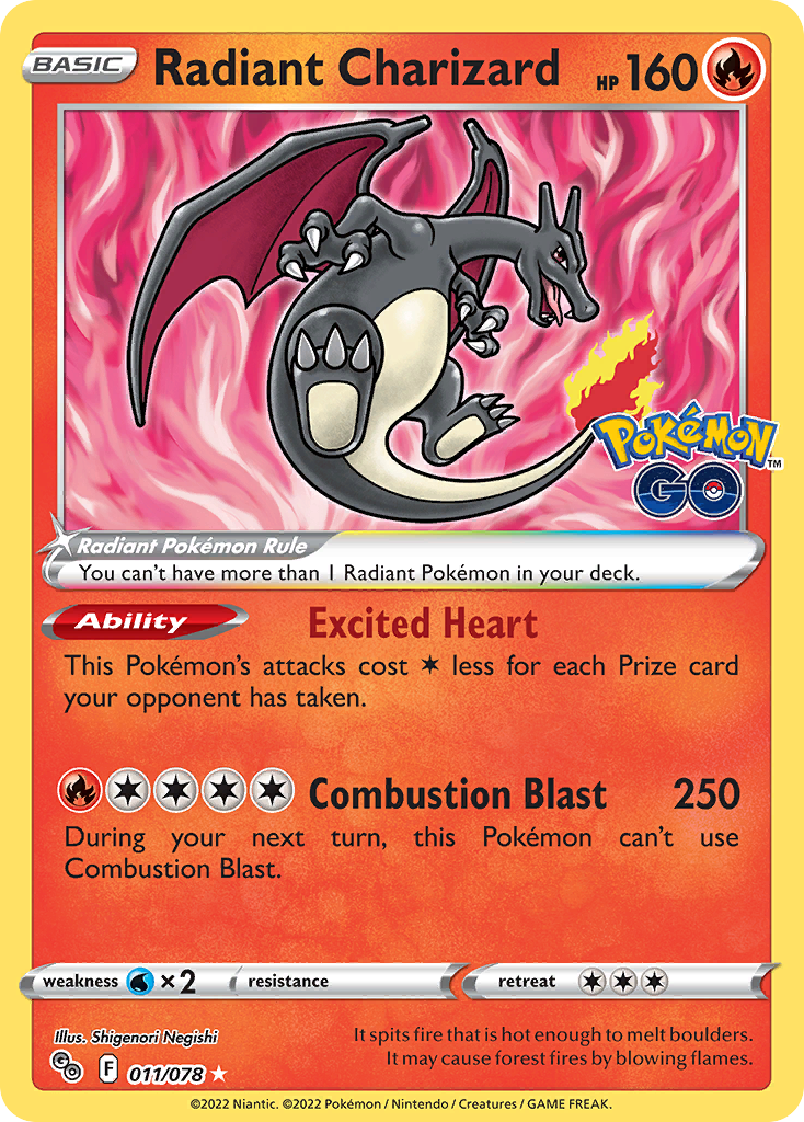 Radiant Charizard (PGO 011/078)