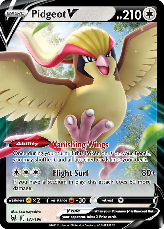 Pidgeot V (LO 137/196)