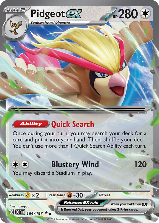 Pidgeot ex (OBF 164/197)