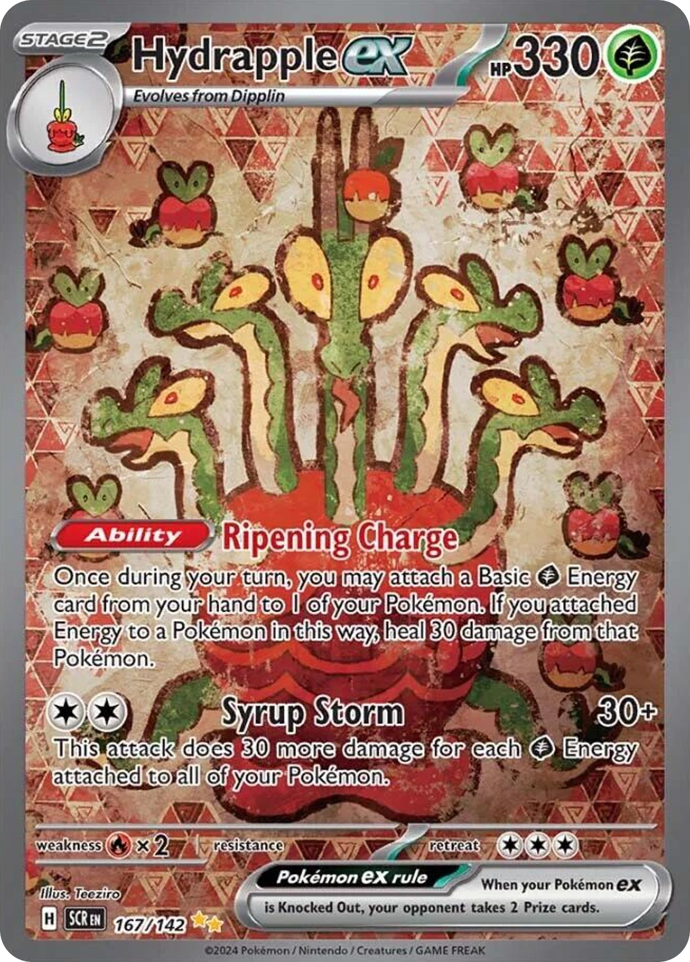 167/142 - Hydrapple ex