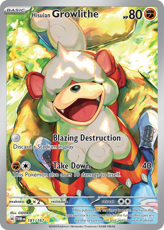 181/167 - Hisuian Growlithe
