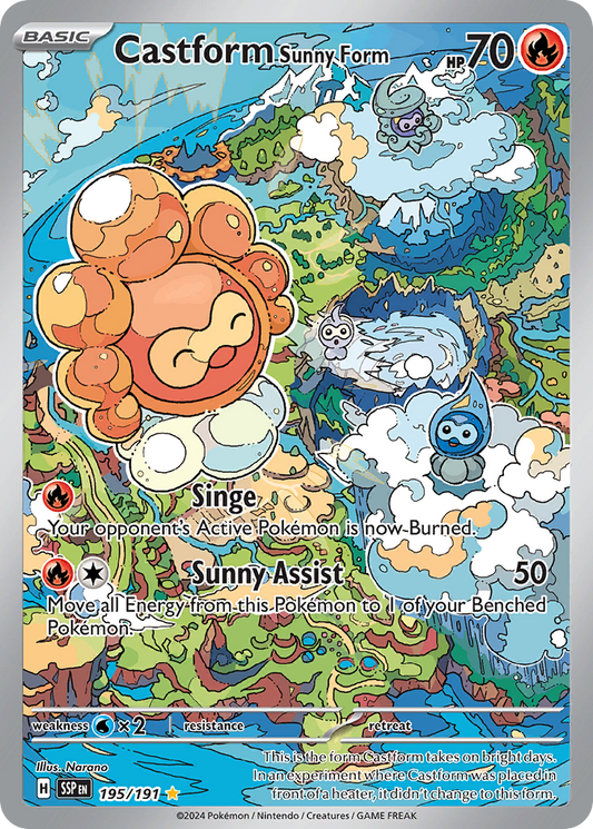 195/191 - Castform Sunny Form