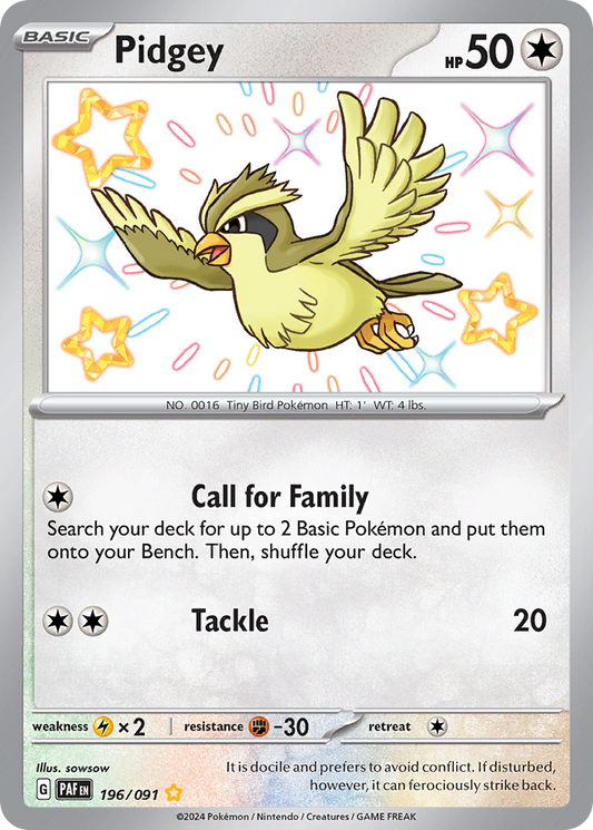 Pidgey (PAF 196/091)