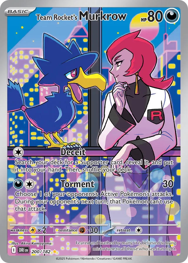 200/182 - Team Rocket's Murkrow