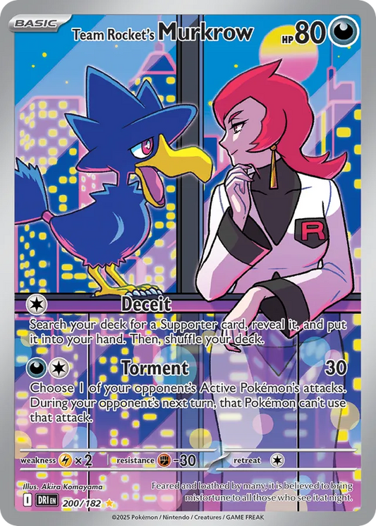 200/182 - Team Rocket's Murkrow