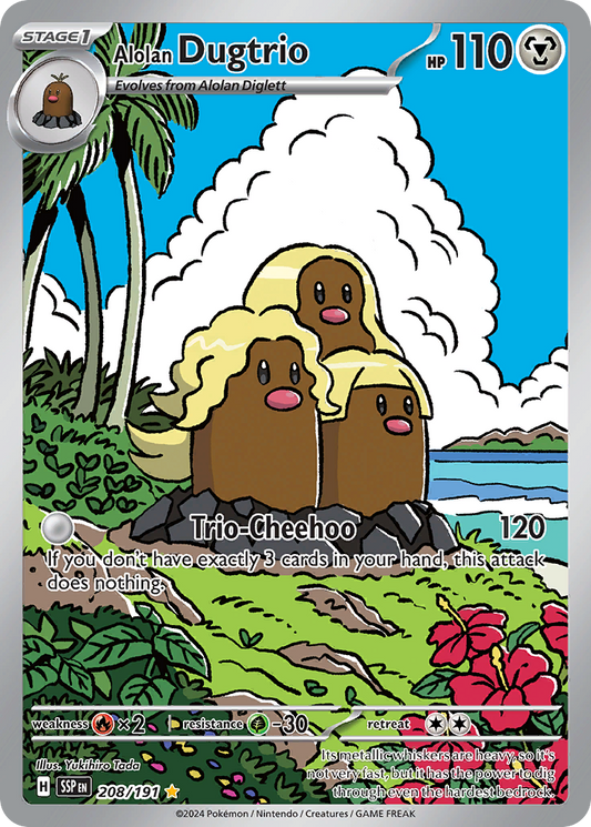 208/191 - Alolan Dugtrio