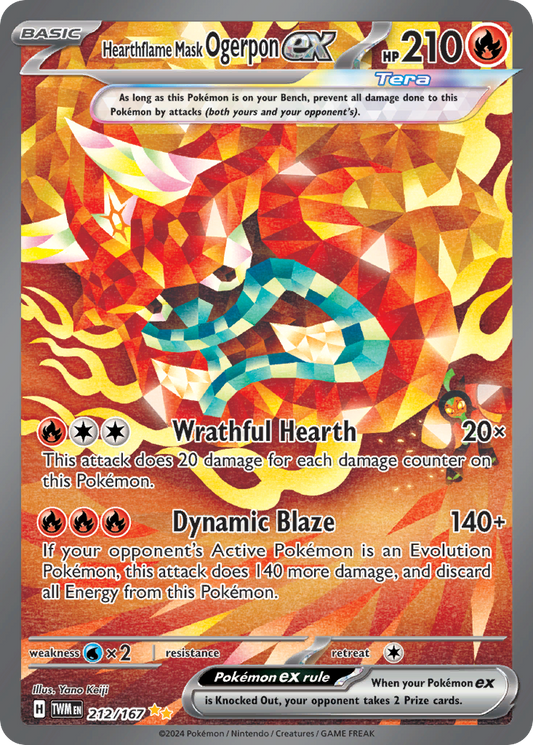 212/167 - Hearthflame Mask Ogerpon ex