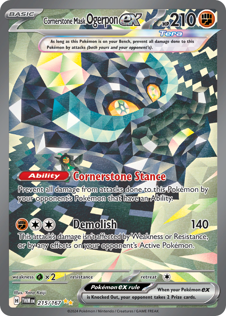 215/167 - Cornerstone Mask Ogerpon ex