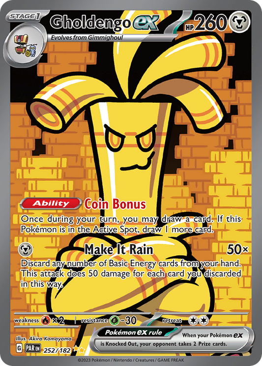 252/182 - Gholdengo ex