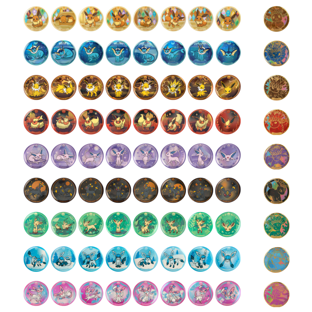 Eeveelution Badge Blind Box - Terastal Gathering