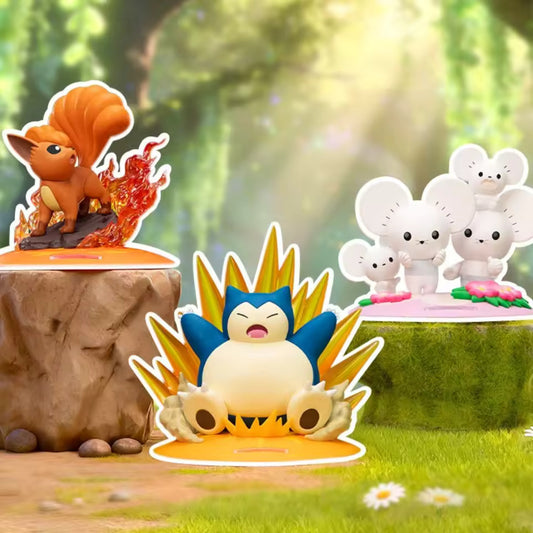 Snorlax, Maushold, Vulpix  - Pokemon Figure Preorder Bundle