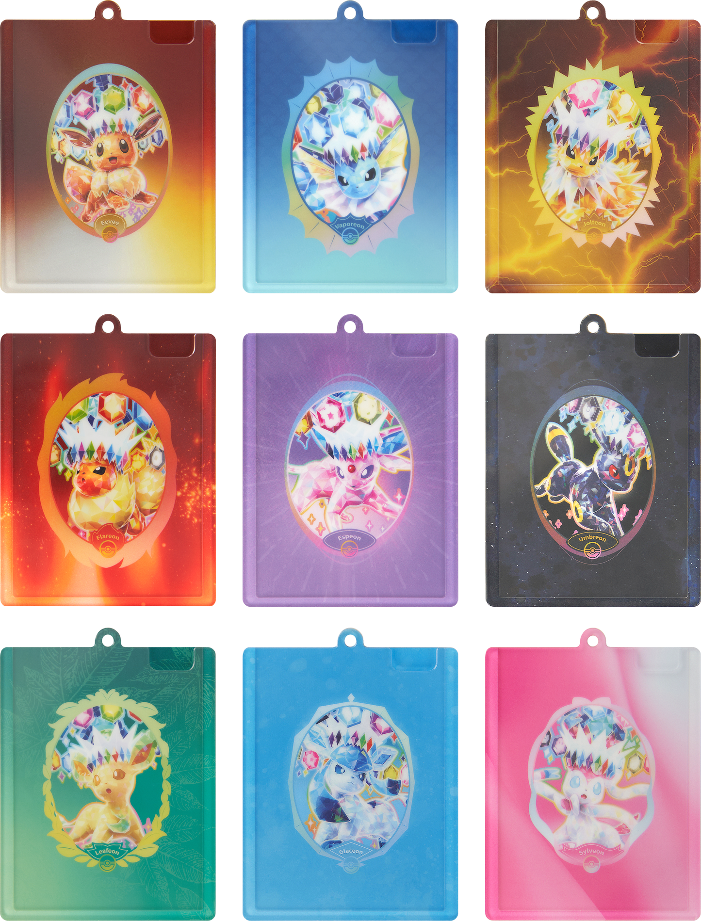 Eeveelution Quicksand Keychain Blind Box - Terastal Gathering